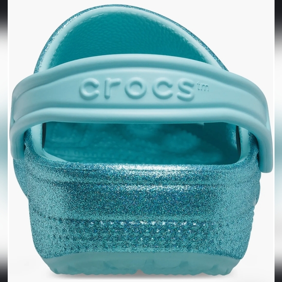 ☆Crocs Blue Iridescent Glitter Crocs☆ - Picture 3 of 6